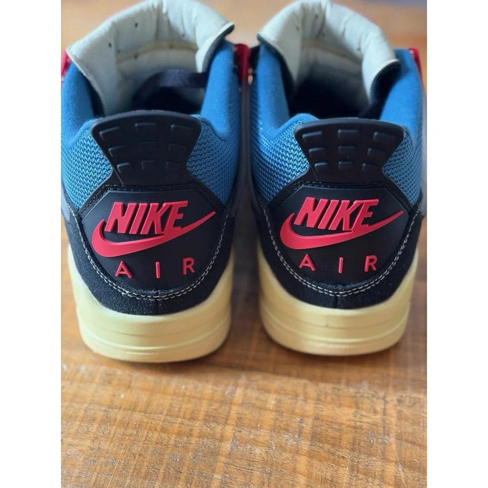 Jordan 4 Retro Union Off Noir Mens Size 8 Retro SP Shoes EUC Blue Black